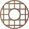 Ekena Millwork O'Neal Wood Fretwork Pierced Ceiling Medallion, Walnut, 38"OD x 13 3/4"ID x 3/8"T CMWP38X38X0375ONWA - alternate 3